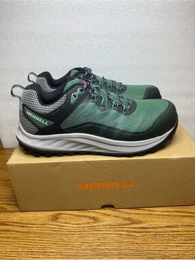 Merrell Antora 3 CF Women's Work Shoes Size 10.5 Medium Pine Green J006122 New